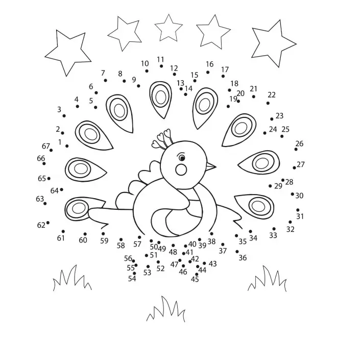 CAHIERS DE COLORIAGE POINTS A RELIER A4 OU A5 'JULIE'