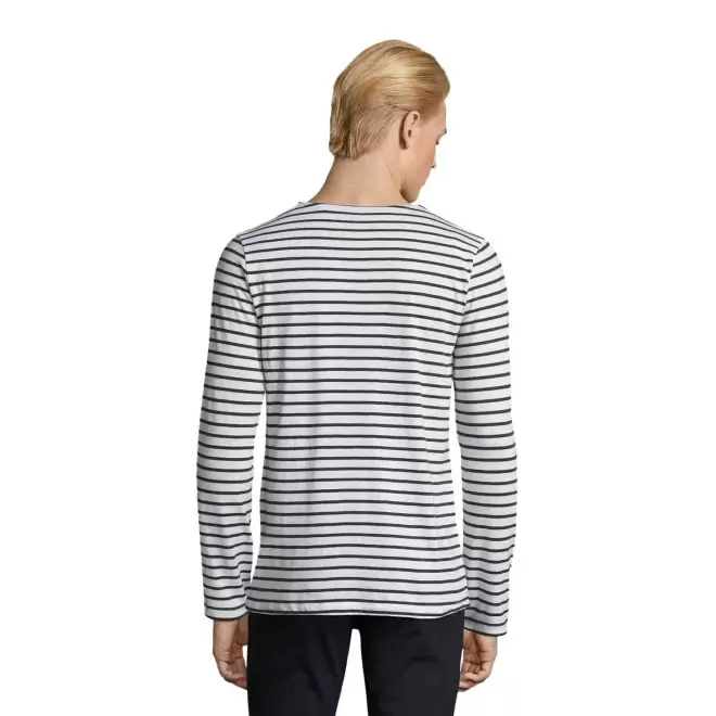 MARINIÈRE PUBLICITAIRE COL ROND HOMME 'MARINE' 150GR/M²