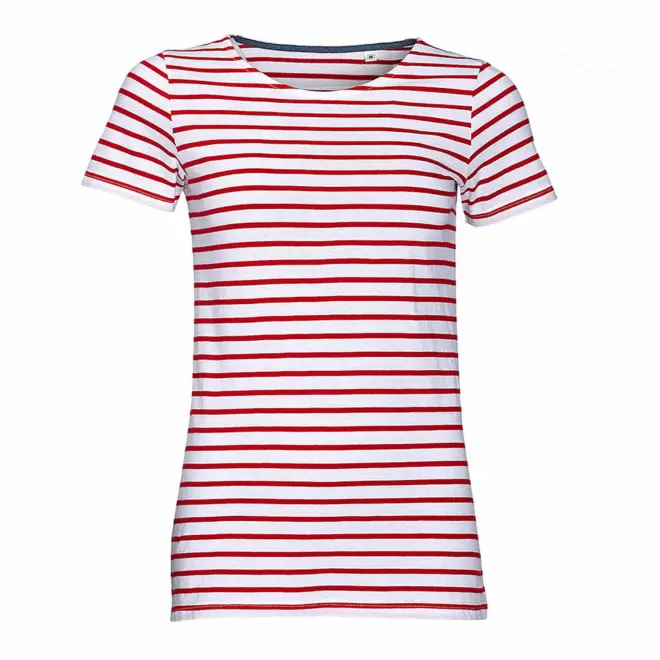T SHIRT MARINIÈRE PUBLICITAIRE FEMME 'MILES' 150GR/M²