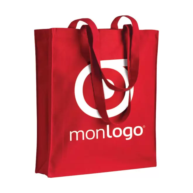 SAC COTON PERSONNALISÉ AVEC SOUFFLET 'FABIO' 220 GR/M²