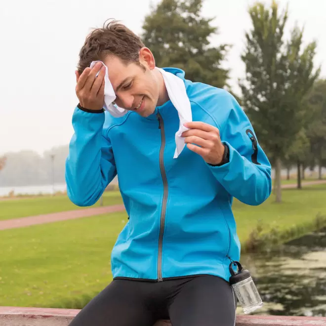 SERVIETTE DE SPORT PERSONNALISÉE 30x80 CM 'REFRESH'