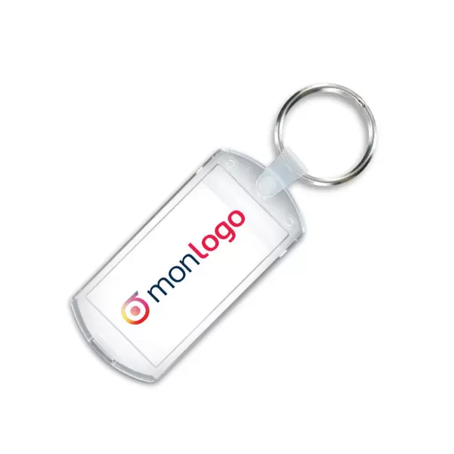 PORTE CLÉS PUBLICITAIRE AVEC INSERT 'NOOT'