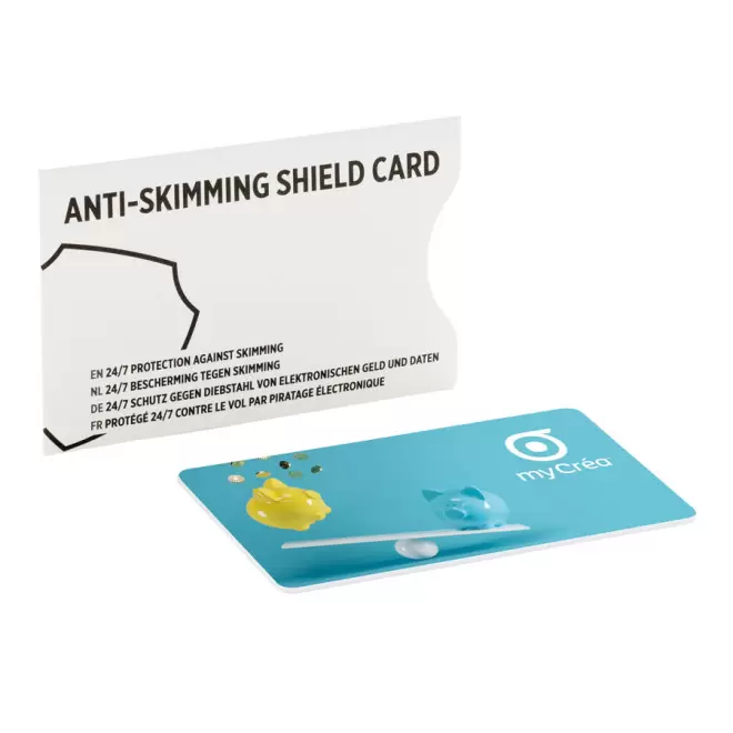 CARTE BOUCLIER ANTI RFID PUBLICITAIRE 'BLOKY'