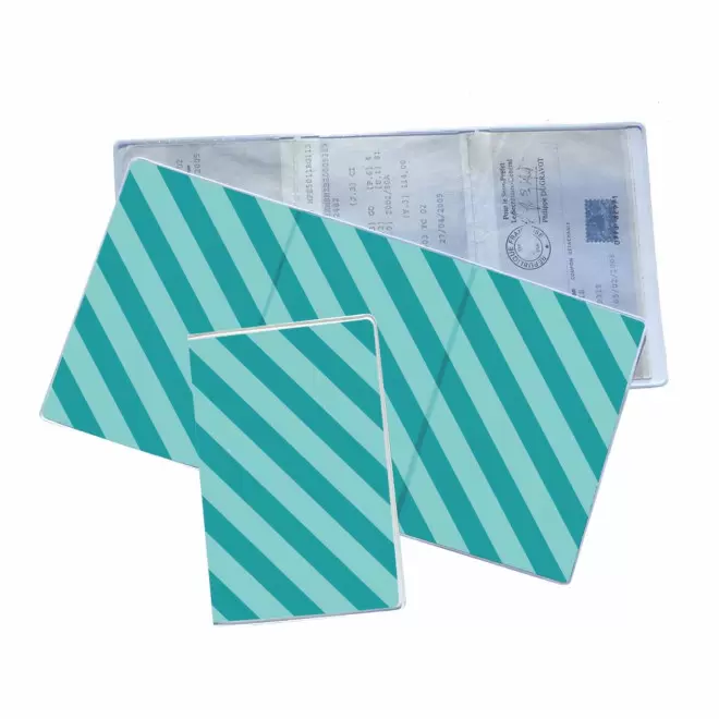 PORTE CARTE GRISE PERSONNALISÉ QUADRICHROMIE 'NAXO' 