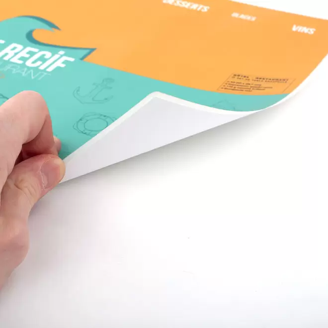 SET DE TABLE PUBLICITAIRE PLASTIFIÉ 'TERMOLI'