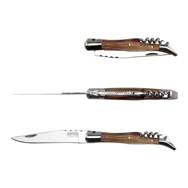 COUTEAU DE POCHE PUBLICITAIRE LAGUIOLE® EN BOIS 'ORAS'