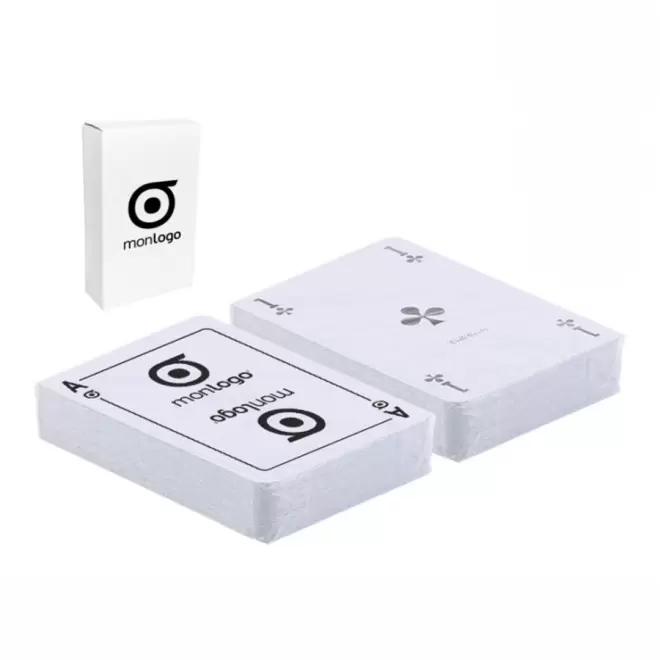JEU DE BRIDGE 54 CARTES PERSONNALISABLE 'SINGLETON'