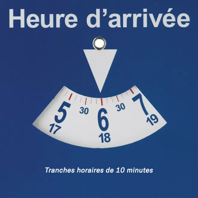 DISQUE DE STATIONNEMENT PERSONNALISÉ 'APARKA'