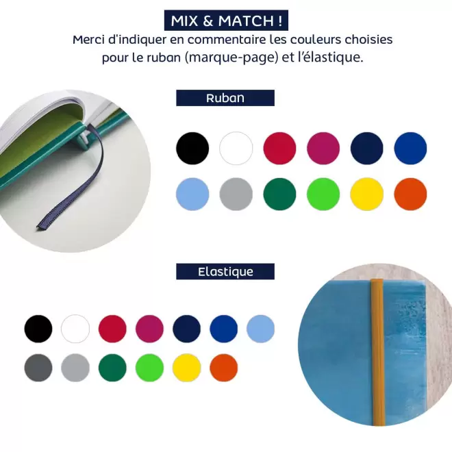 CARNET PERSONNALISABLE A5 NON LIGNE 'MYNOTE'