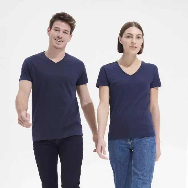 TEE SHIRT HOMME PUBLICITAIRE COL V 'IMPERIAL V'