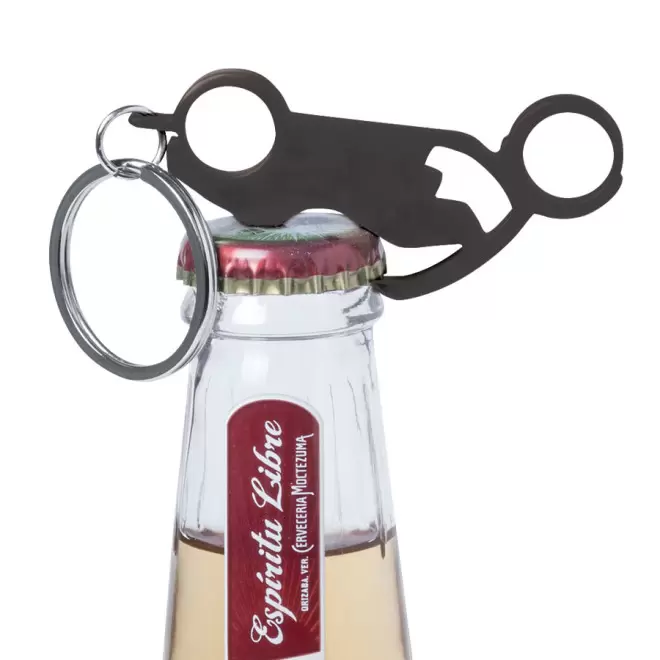 PORTE CLÉS DÉCAPSULEUR PROMOTIONNEL 'MOTO'