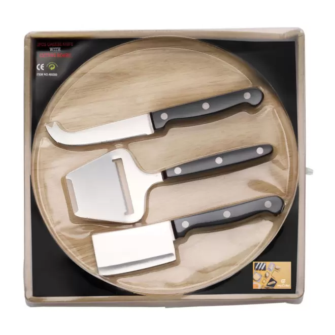 SET DE COUTEAUX À FROMAGE PERSONNALISE 'MOTTE'