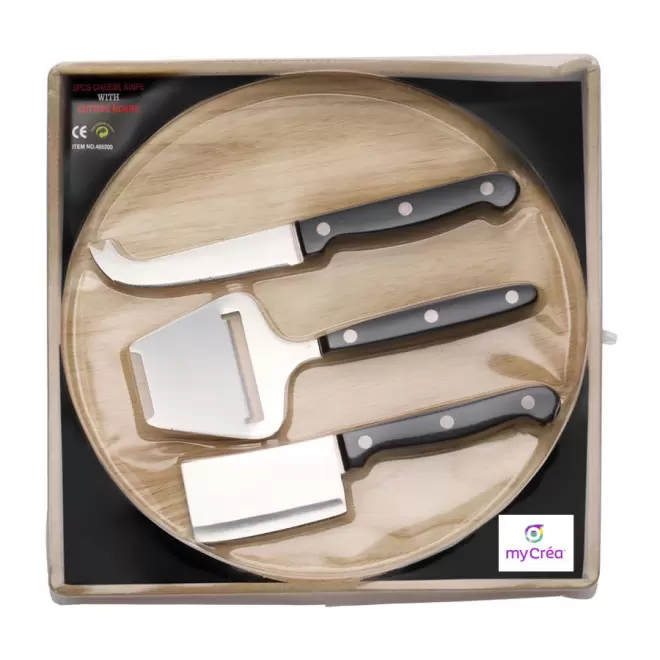 SET DE COUTEAUX À FROMAGE PERSONNALISE 'MOTTE'