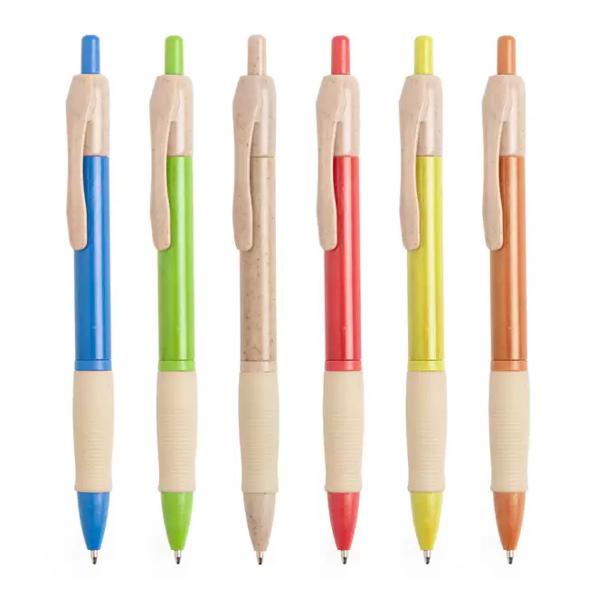 STYLO PERSONNALISÉ EN PAILLE DE BLÉ 'ALASSIO'