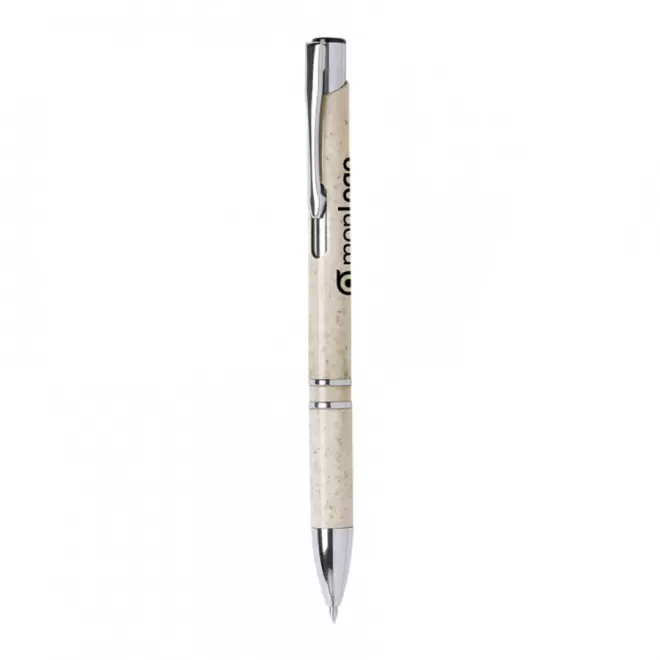 STYLO PERSONNALISABLE EN PAILLE DE BLÉ 'IVANA GREEN''