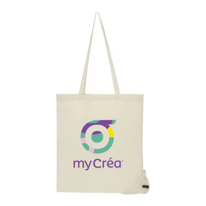 SAC SHOPPING PUBLICITAIRE PLIABLE EN COTON 100G/M² 'BRAVEL'
