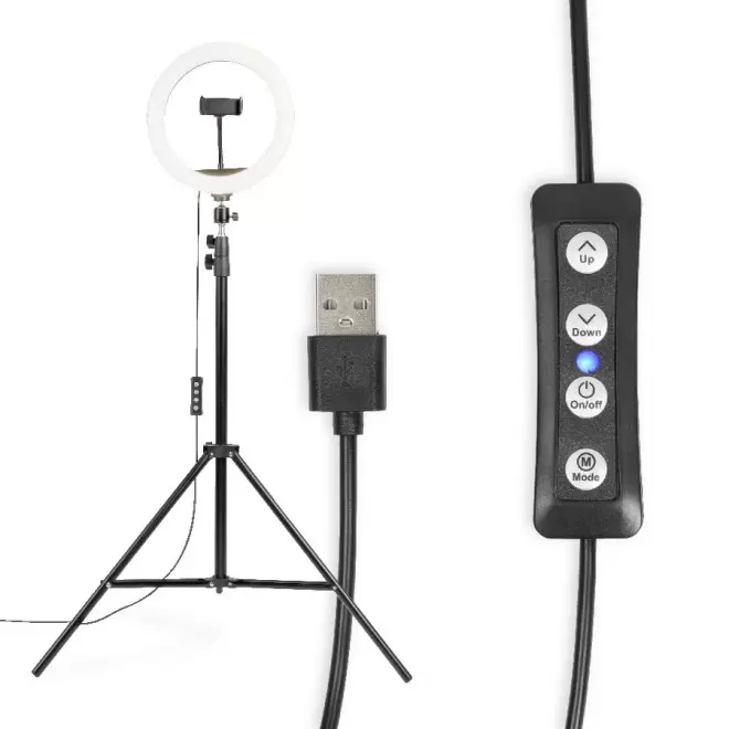 RING LIGHT PERSONNALISÉE AVEC TRÉPIED LIVOO® 'SPOTLIGHT'