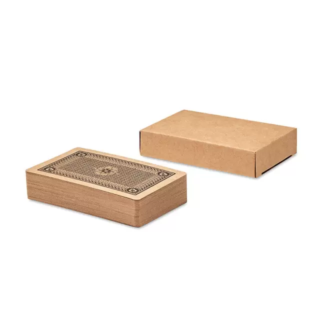 JEU DE 54 CARTES PERSONNALISÉ EN PAPIER RECYCLÉ 'VALETO'