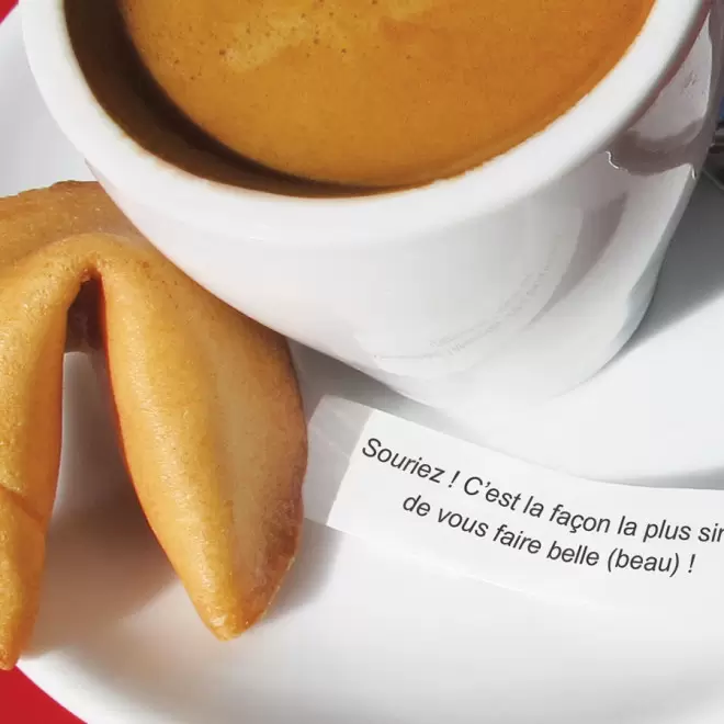 FORTUNE COOKIE AVEC CARTONNETTE PERSONNALISÉ 'PREDI'