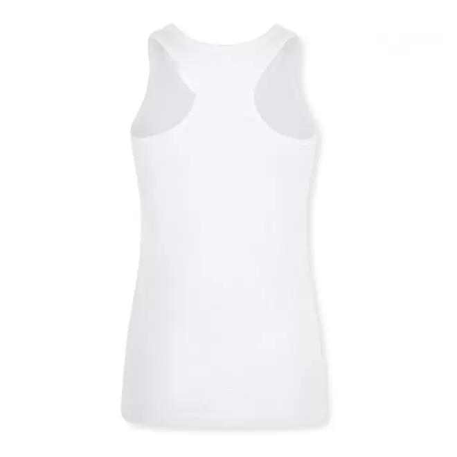 DÉBARDEUR PUBLICITAIRE FEMME 'JUSTIN' BLANC 150 GR/M²