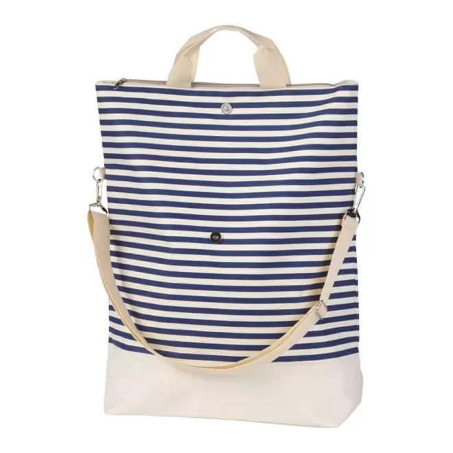 SAC DE PLAGE PERSONNALISABLE MOTIF MARINIÈRE 'MARINA'