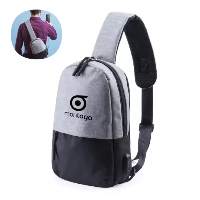 SAC BANDOULIERE PERSONNALISABLE 'BORSA'