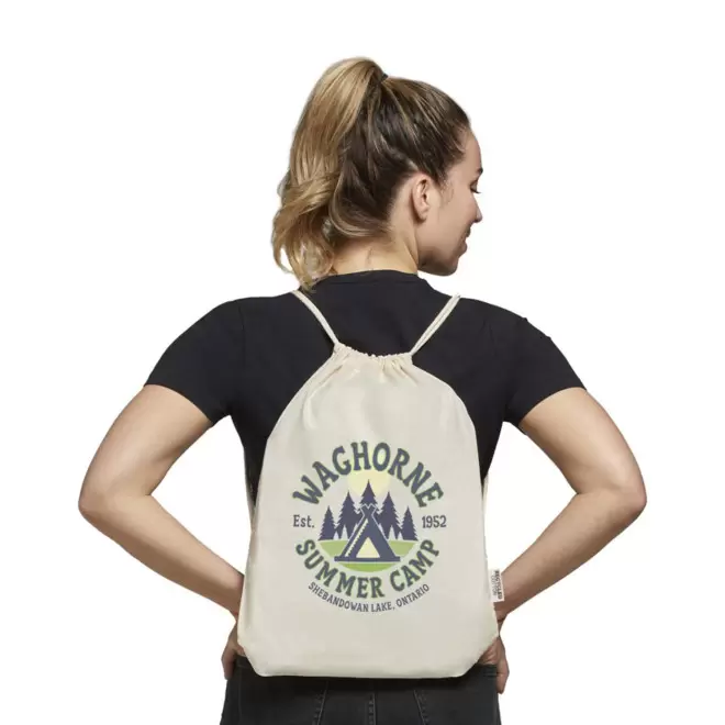 SAC A DOS PERSONNALISABLE EN COTON 'RHIDA RECYCLE' 140GR