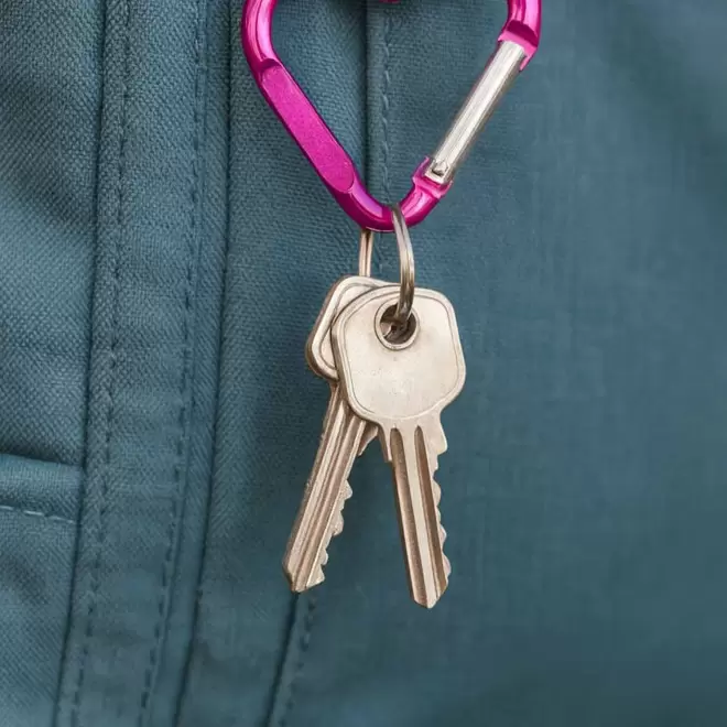 PORTE CLES MOUSQUETON PERSONNALISABLE 'WALL COEUR'