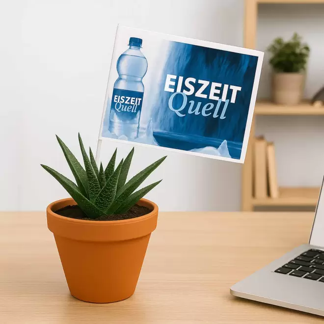 DRAPEAU PERSONNALISE 'CELEBRATION PAPIER POLY'