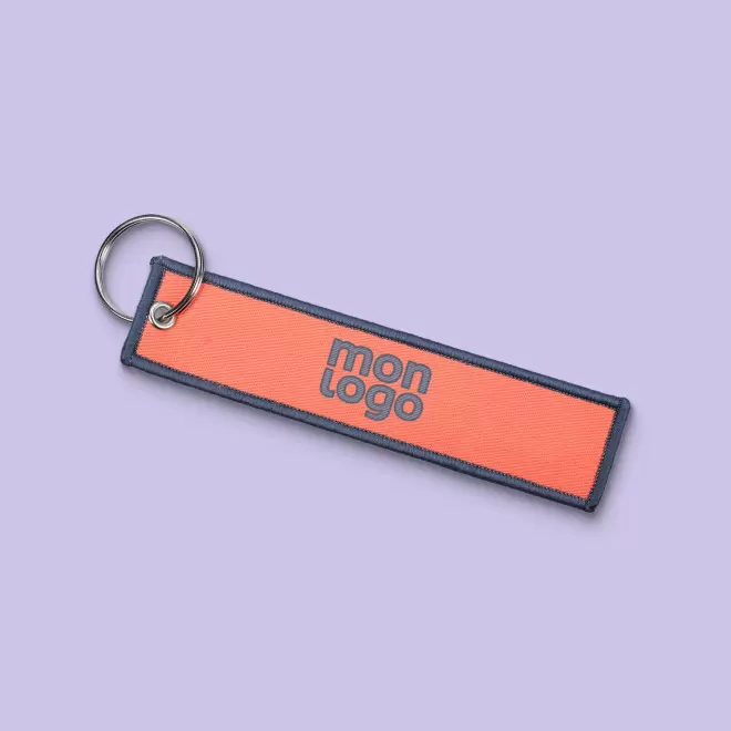 PORTE CLES BRODE PERSONNALISABLE 'WING BRELOQUE'