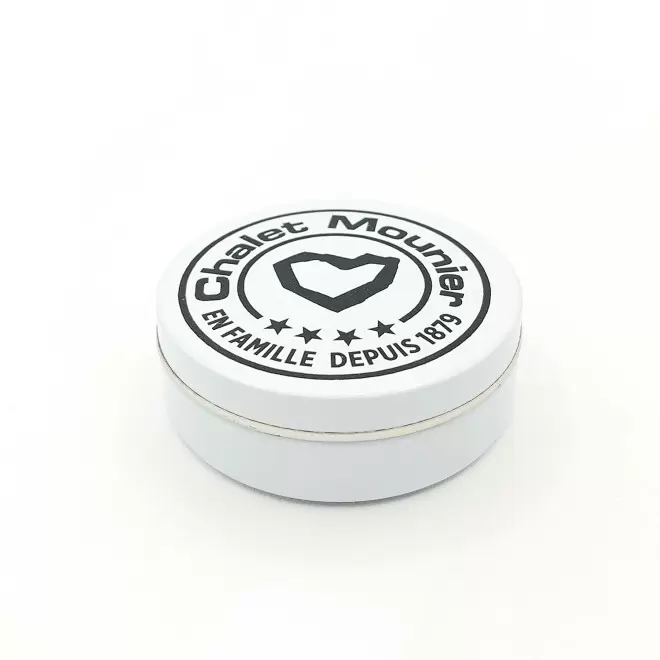 BOITE RONDE PERSONNALISABLE 3 CARAMELS LORLUT® 'GRANI'