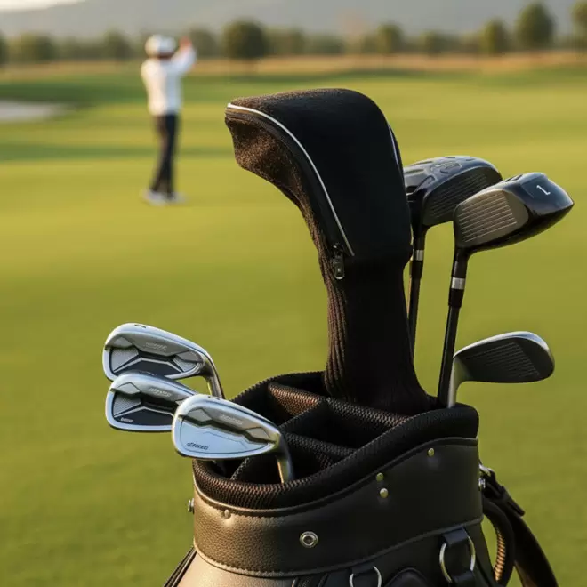 PROTEGE BOIS GOLF PERSONNALISABLE 'SWINGO'