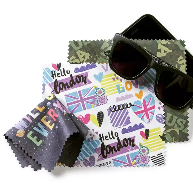 LINGETTE MICROFIBRE 17.5X15 PERSONNALISEE 'EPOUSTIF 250'