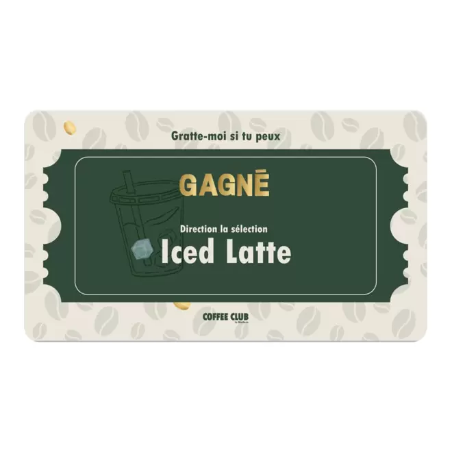 TICKET A GRATTER PERSONNALISABLE 'GRATIX' 8.5X5.4CM