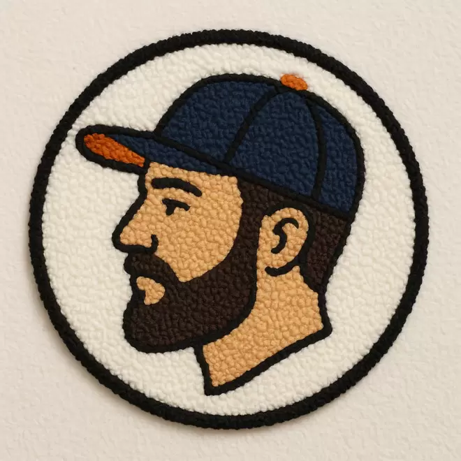 ECUSSON BOUCLETTE VELCRO PERSONNALISABLE  'CRAT' 5CM