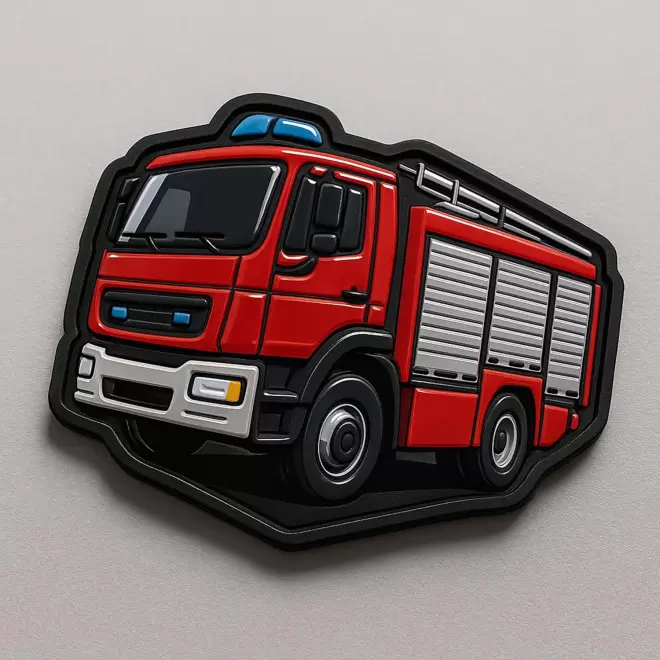 ECUSSON PVC VELCRO PERSONNALISABLE 'CRAT' 5X5CM