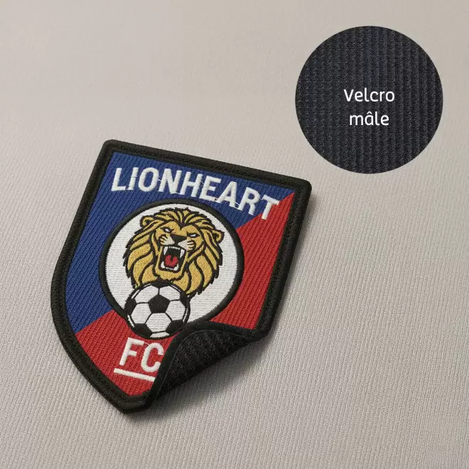 ECUSSON TISSE VELCRO PERSONNALISABLE 'CRAT' 5X5CM