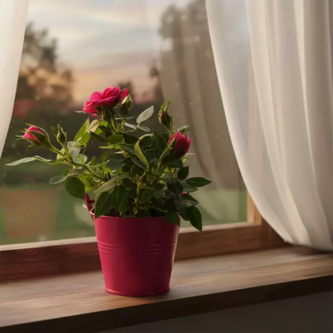 MINI PLANTE FLEURIE EN POT TERRE PERSONNALISABLE 'LIMIFO'