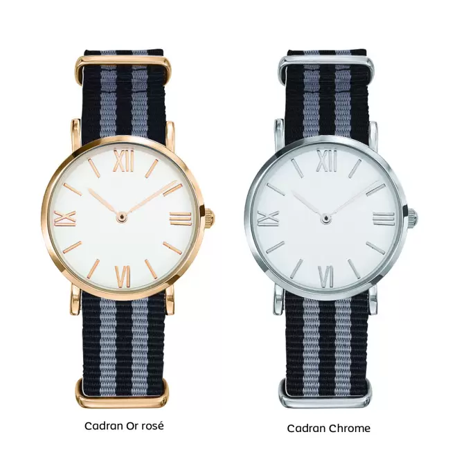 MONTRE FEMME PERSONNALISABLE 'AXELLE'