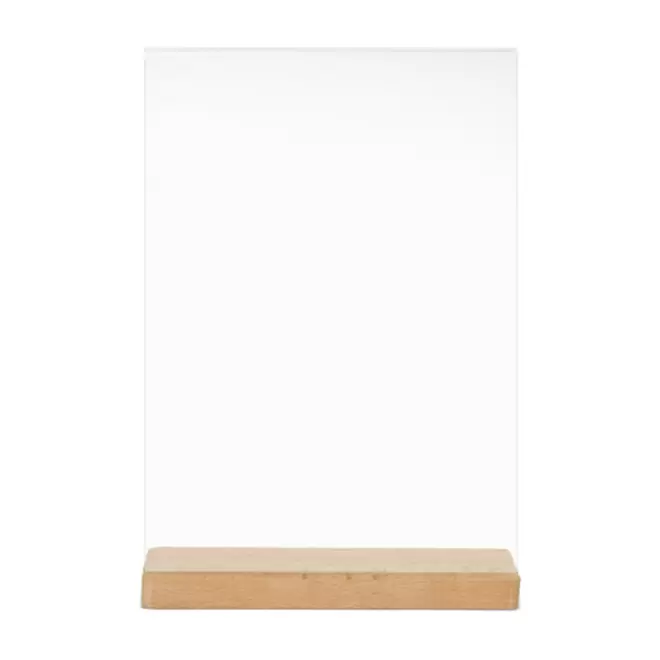 PORTE AFFICHE BOIS PERSONNALISABLE 'OUKA' A5