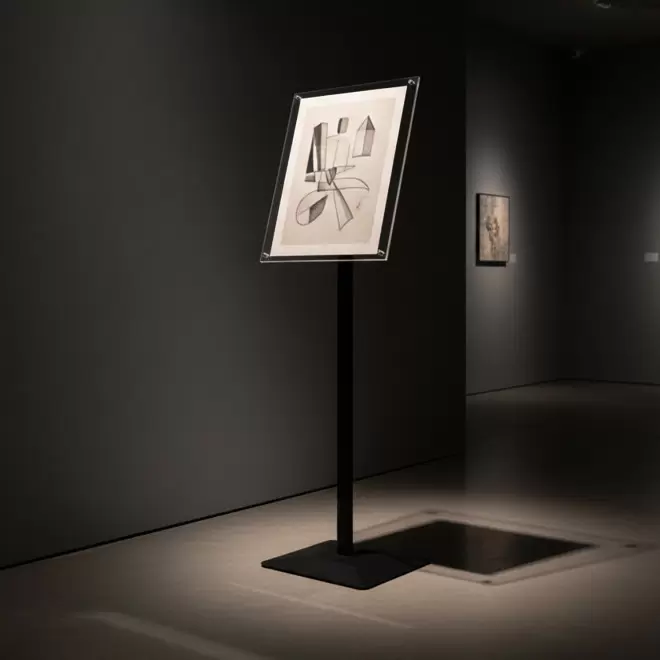 PRESENTOIR PUPITRE A4 PERSONNALISABLE 'OUKO'