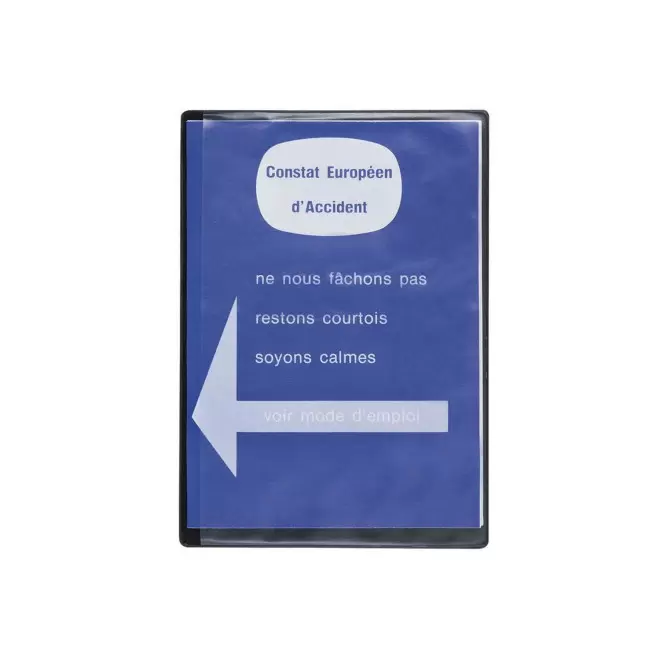 PORTE CONSTAT AMIABLE PERSONNALISE 'DRIVE SAFE'