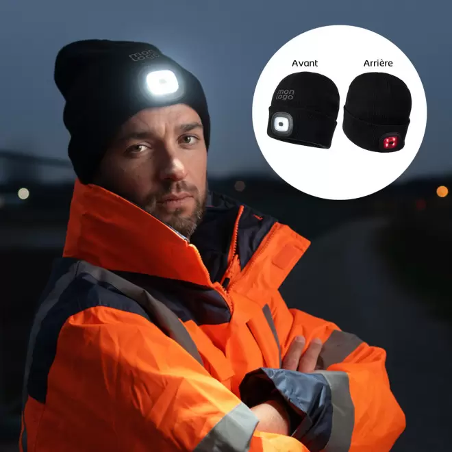 BONNET LED COQUE PERSONNALISABLE 'BOLIGHT PRO'