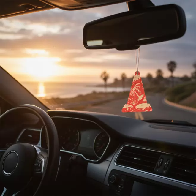 DESODORISANT VOITURE PERSONNALISABLE 'KENDO CONE CHANTIER'