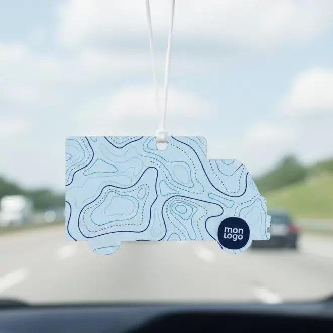 DESODORISANT VOITURE PERSONNALISABLE 'KENDO CAMION'