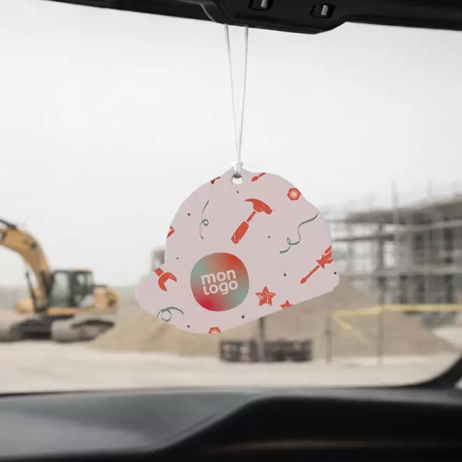 DESODORISANT VOITURE PERSONNALISABLE 'KENDO CASQUE'