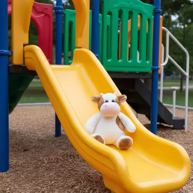 PELUCHE VACHE PERSONNALISABLE 'AMEUHLY'