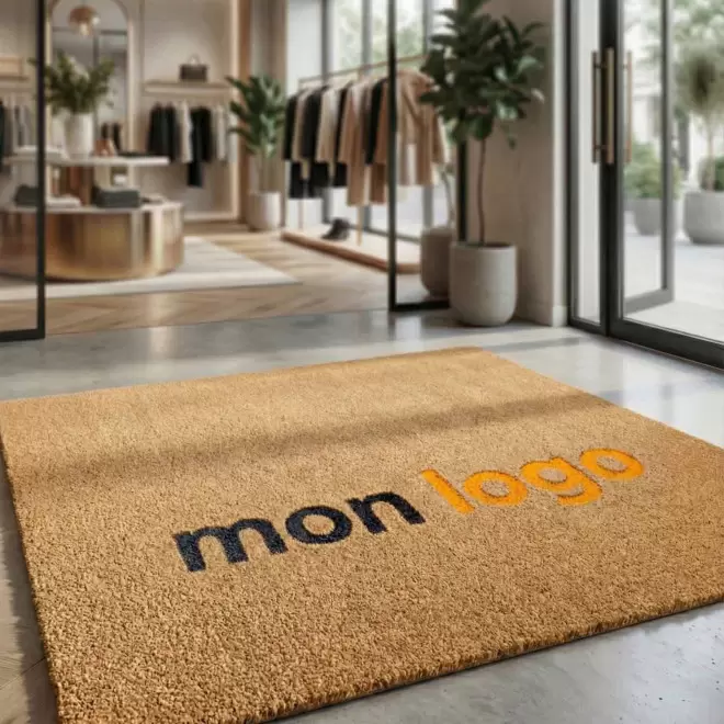 TAPIS BROSSE CROCO PERSONNALISABLE 'PAILLA'