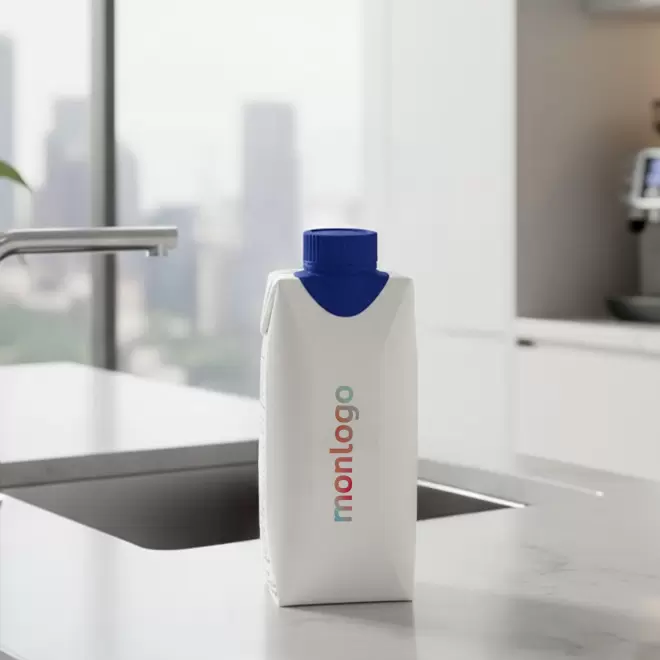 BOUTEILLE EAU EN CARTON 330ML PERSONNALISABLE 'HYDRATON'