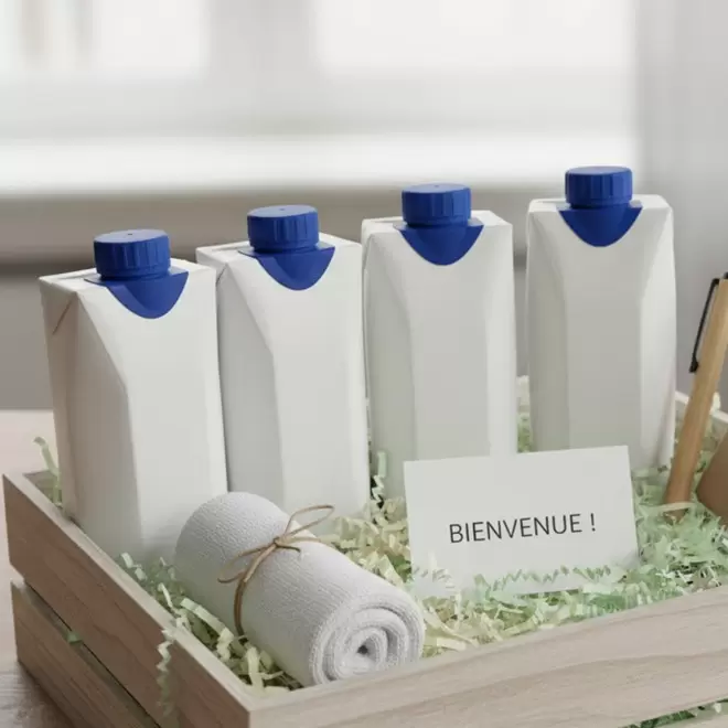 BOUTEILLE EAU EN CARTON 330ML PERSONNALISABLE 'HYDRATON'